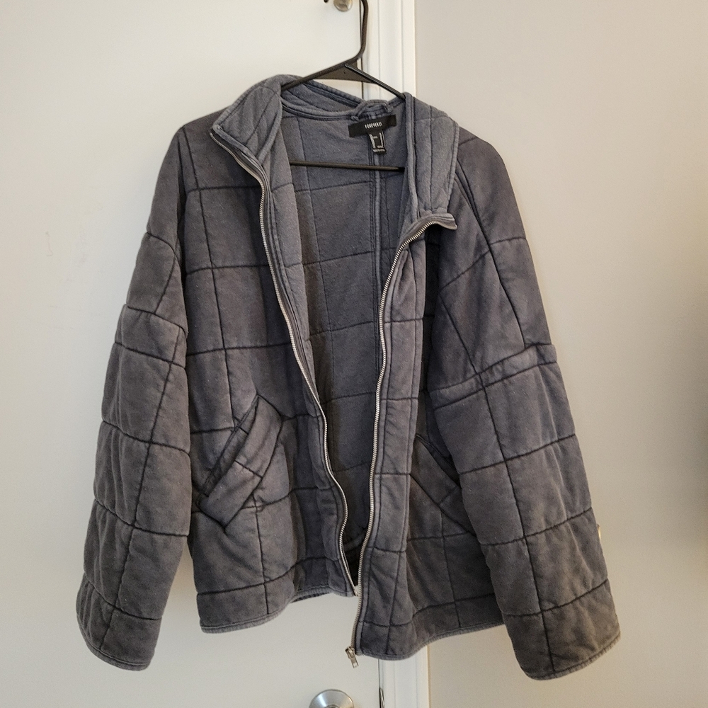 Forever 21 Dolman Quilted Jacket